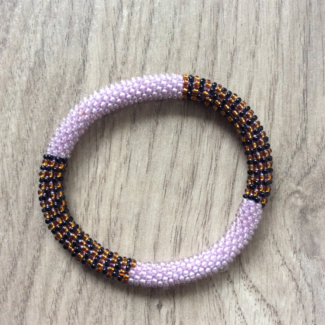 LIGHT PURPLE/BRONZE BRACELET